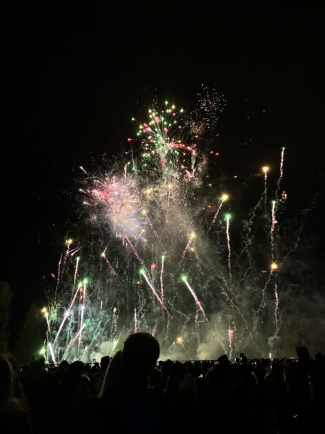 Vancouver Fireworks picture from VanEcoRide team